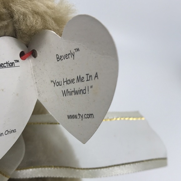 TY Vintage Classic Bear Plush 1993 Beverly You Have Me in A Whirlwind Stuffed - Picture 4 of 7